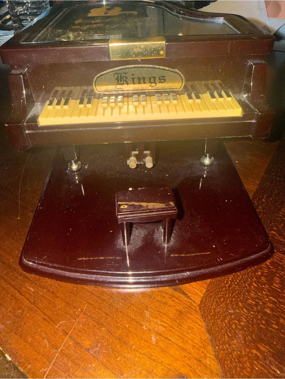 Vintage King Piano Music Box